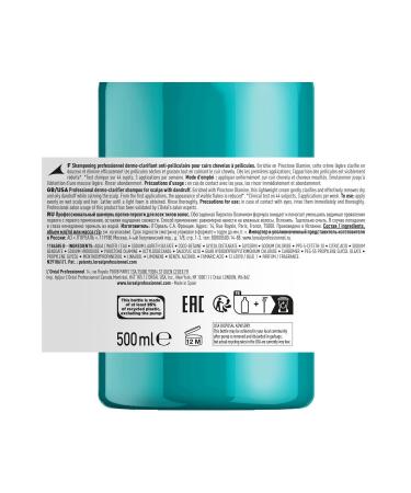 L'oreal Professionnel Serie Expert Scalp Advanced Anti-Dandruff Professional Shampoo 500 ml - Buy Online on GoSupps.com