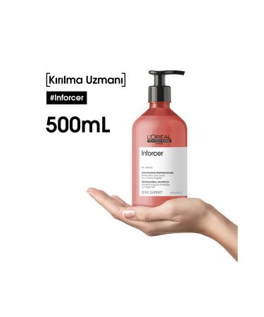 L'oreal Professionnel Serie Expert Inforcer Anti-Breakage Strengthening Shampoo 500ml - Buy Online on GoSupps.com