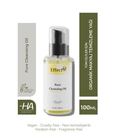 EffectHA Pure Cleansing Oil Organic Make-Up Remover Oil for All Skin Types 100ml