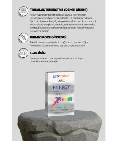 Acto Mins Energy Food Supplement Containing Tribulus Ginseng L-arginine - Buy Online on GoSupps.com