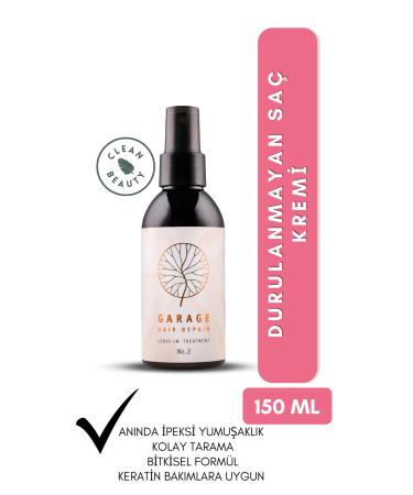 Garage Organics Leave-in Treatment No.2 | Leave-in Conditioner | Easy Combing & Moisturizing