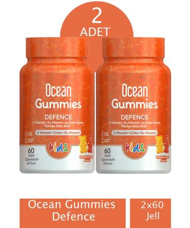 Ocean Gummies Defense 60 Pieces Chewable Form 2 Pieces