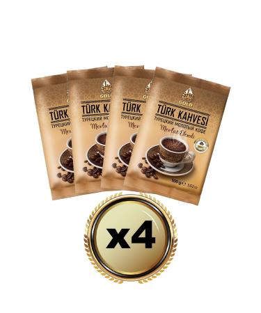 SAHRA GOLD Mevl t Efendi Turkish Coffee X4 Pieces 100 grams