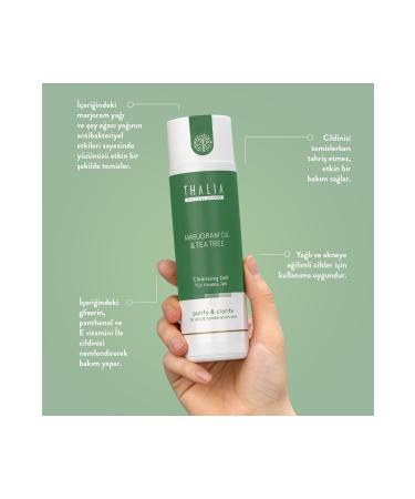 Thalia Acne Removal & Pore Tightening Marjoram Facial Cleansing Gel 200ml - Buy Online on GoSupps.com