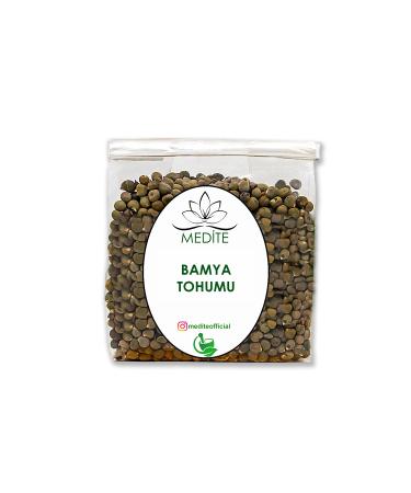 Medite Natural Okra Seed (Abelmoschus esculentus) New Harvest 150gr