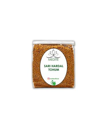 Medite Natural Yellow Mustard Seed (Brassica alba) New Harvest 1000gr