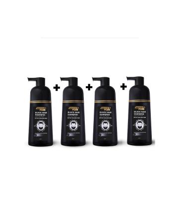 Softto Plus 4 Pieces Black Hair Blackening Shampoo 350 ml