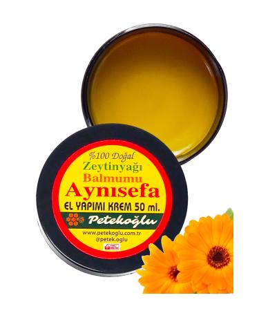 Peteko lu Calendula Cream Beeswax Olive Oil and Propolis Real Honey Propolis Natural Lip Balm 50ml - Buy Online on GoSupps.com