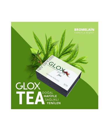 Glox Tea Gloxtea Bromelain Herbal Tea Helping to Regulate Metabolism 60 Sachets 30 Days Use Glox - Buy Online on GoSupps.com
