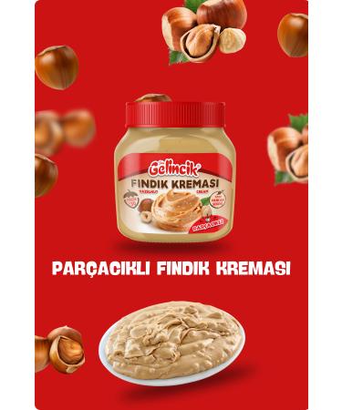 Gelincik Breakfast Spreadable Natural Additive-Free 650gr Special Production Hazelnut Cream with Particle - Buy Online on GoSupps.com