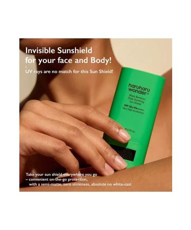 HaruHaru Black Bamboo Daily Soothing Sun Shield Stick - Buy Online on GoSupps.com