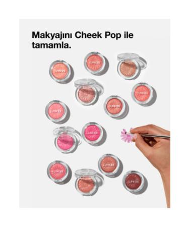 Clinique Silky Texture and Natural Look All Day Long-Lasting Cheek Pop Blush - Pink Honey Pop Passi.4104 - Buy Online on GoSupps.com