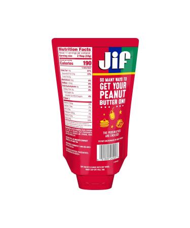 Jif Squeeze Creamy Peanut Butter 13 OZ (369g) - Buy Online on GoSupps.com