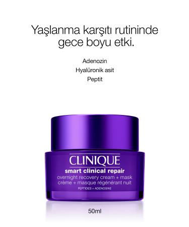 Clinique Smart-Anti-Aging Fine Line Plumping Repairing Night Care Cream Mask Passi.4221