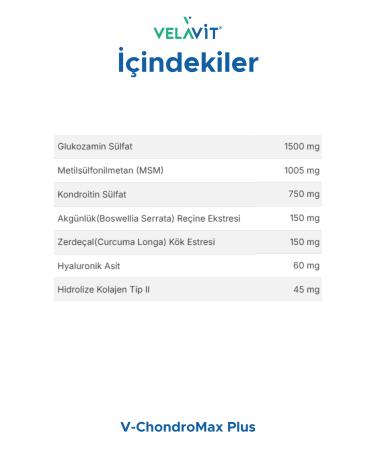 Velavit V-ChondroMax Plus Food Supplement 90 Tablets - Buy Online on GoSupps.com