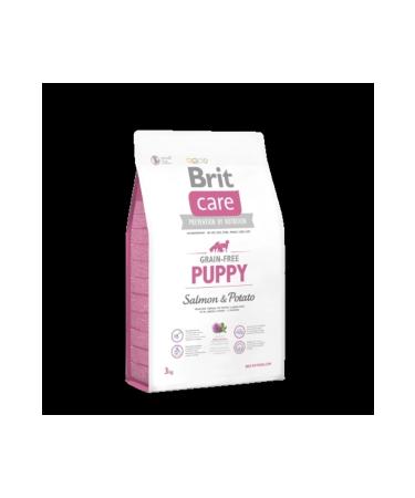 Brit Care Grain-Free Puppy Food for All Breeds with Salmon and Potato 3 Kg