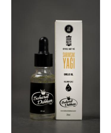 Spice Shop Garlic Oil 20ml - 0 Pure Cold Pressed