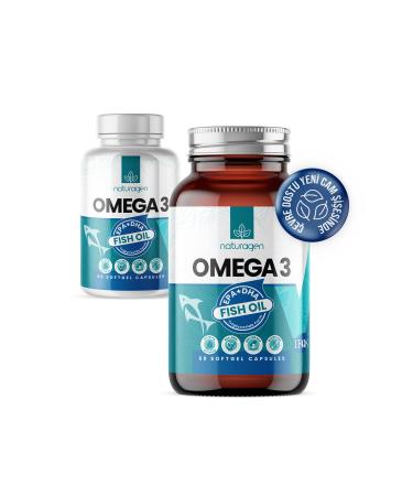 Naturagen Omega 3 Fish Oil 1200 Mg 60 Softgels Fish Oil