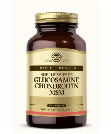 Solgar Glucosamine Chondrotin Msm 60 Tablets