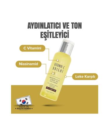 Orjena Vitamin C Tone Equalizing Anti-Stain and Brightening Tonic - Vitamin C Bright Tonic 120ml - Buy Online on GoSupps.com