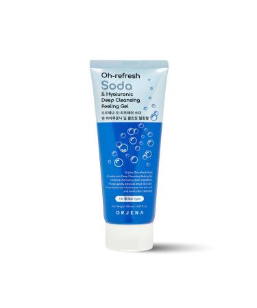 Orjena Oh-refresh Soda&hyaluronic Deep Cleansing Peeling Gel-moisturizing Effective Cleaning Peeling -180ml - Buy Online on GoSupps.com