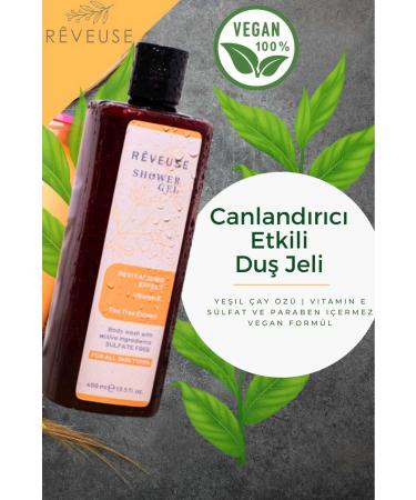 Reveuse Dermocosmetic Revitalizing Revitalizing Effect Tea Tree Extract Vitamin E Shower Gel 400ml - Buy Online on GoSupps.com