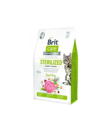Brit Care Sterilized Immunity Support Grain-Free Chicken Sterilized Adult Cat Food 7 Kg