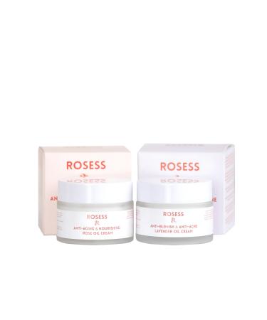 Rosess Rose Cream 50Ml & Lavender Cream 50Ml Advantageous Set - Buy Online on GoSupps.com