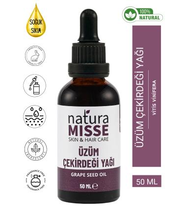 naturamisse Grape Seed Oil 50 ml Cold Pressed