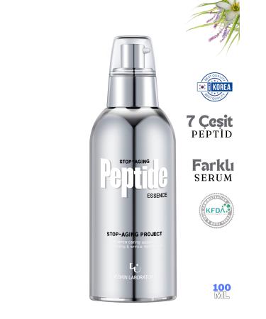W. Skin Laboratory Stop Aging Peptide 7 Types of Peptides Anti-Wrinkle Anti-Spot Repair Moisturizing Serum 100ML