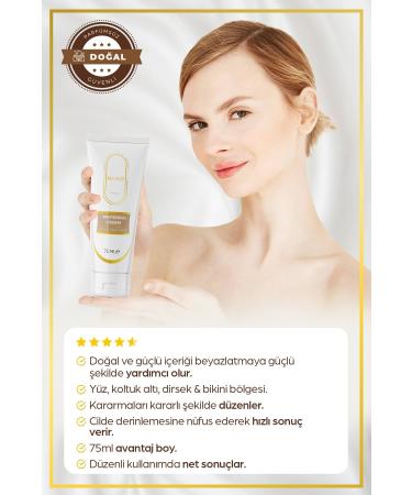 Maxos Whitening Cream 75ml Natural Content Reinforced Formula - Buy Online on GoSupps.com