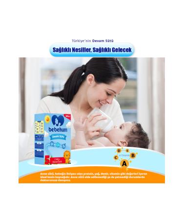 bebegen Bebehum 5 Follow-On Milk 800 Gr 2 Years+ - Buy Online on GoSupps.com