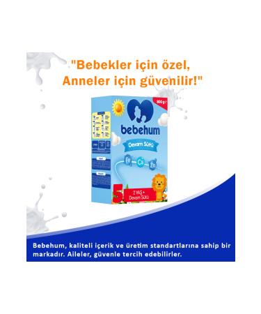 bebegen Bebehum 5 Follow-On Milk 800 Gr 2 Years+ - Buy Online on GoSupps.com
