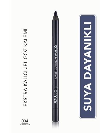 Flormar High Pigmentation Matte Permanent Gel Eyeliner Pencil - 004 eleg.1300
