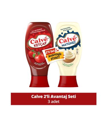 Calve Ketchup Mayonnaise Medium Set 810g x3