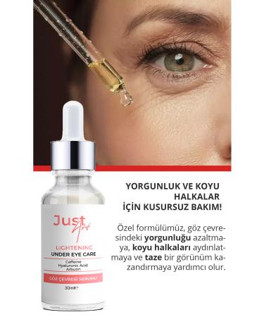 Just Art Under Eye Care Cream and Eye Contour Brightening and Anti-Wrinkle Care Serum - Buy Online on GoSupps.com