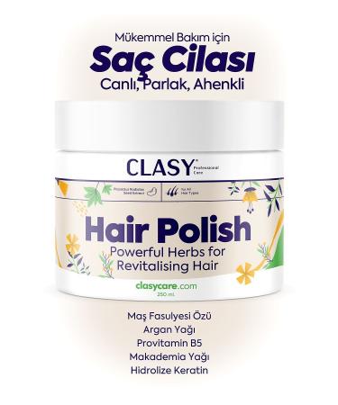 Clasy Care Hair Polish 250 ml Hair Polish for All Hair Types Including Dyed Hair