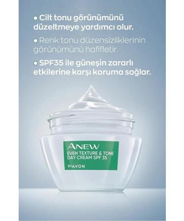 Avon Anew Skin Tone Equalizing Day Cream Spf35-50 ml - Buy Online on GoSupps.com