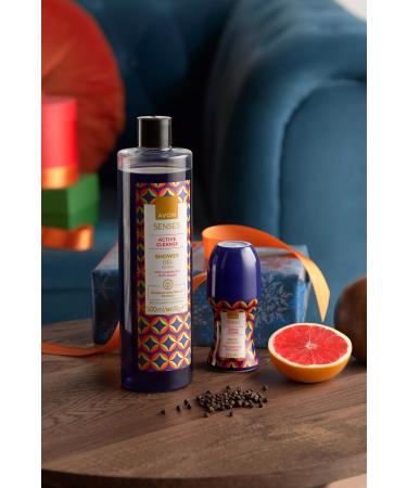 Avon Active Cleanse Grapefruit and Black Pepper Scented Men's Shower Gel 500 Ml. - Buy Online on GoSupps.com