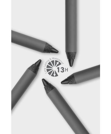 Alix Avien Waterproof Black Eye Pencil - 13 Hours Lasting Effect - Extreme Lasting Effect Eye Pencil Black - Buy Online on GoSupps.com