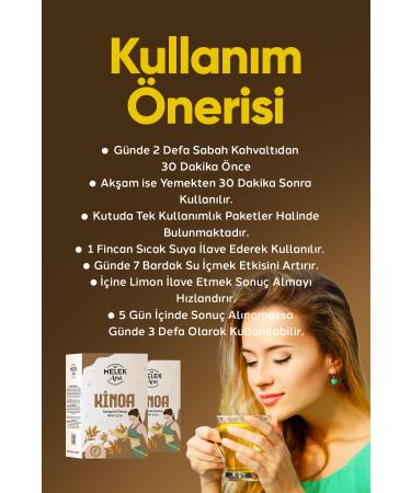 Melek Ana Quinoa Bitlisel Weight Loss Helping Form Tea - Buy Online on GoSupps.com