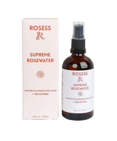 Rosess Rose Water Oil-Free Pore Tightening Brightening Purifying Toner 0 Natural And Pure 100ml - Buy Online on GoSupps.com