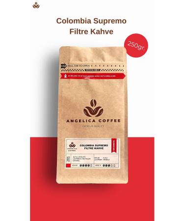Angelica Coffee Colombia Supremo Filter Coffee 250 gr - Buy Online on GoSupps.com