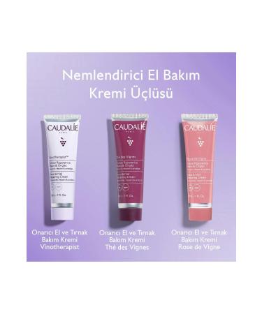 Caudalie Hand Care Cream Trio 30ml - Vinotherapist &The Des Vignes & Rose De Vignes - Buy Online on GoSupps.com