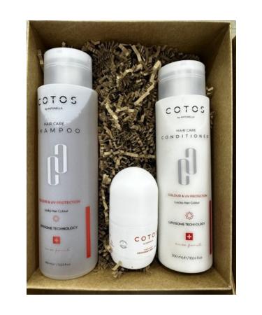 COTOS Color & Protection Shampoo 400 Ml + Cream 400 Ml + Stick 3 Piece Set