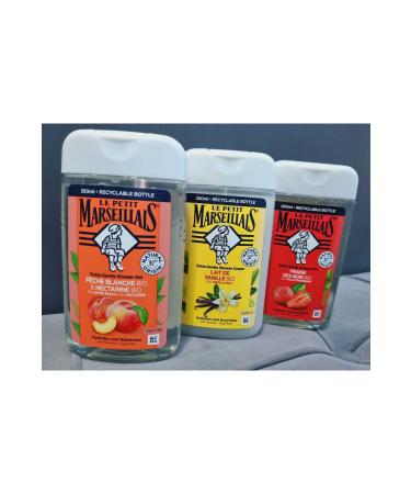 Johnson & Johnson LE PETIT MARSEILIAIS SHOWER GEL BIO ORGANIC WHITE PEACH & ORGANIC NECTARINE 250ML - Buy Online on GoSupps.com