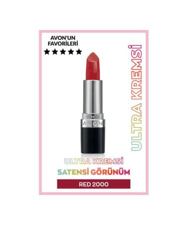 Avon Ultra Creamy Lipstick Red 2000