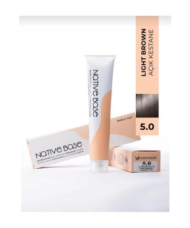 Native Base Hair Dye 5.0 Light Chestnut 100 ml