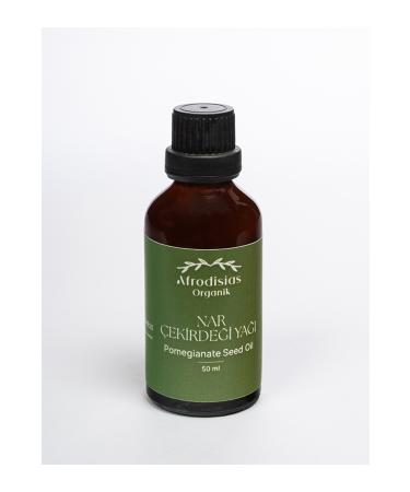 Afrodisias Organic Pomegranate Seed Oil 50 ML - Cold Pressed 0 Natural and Pure
