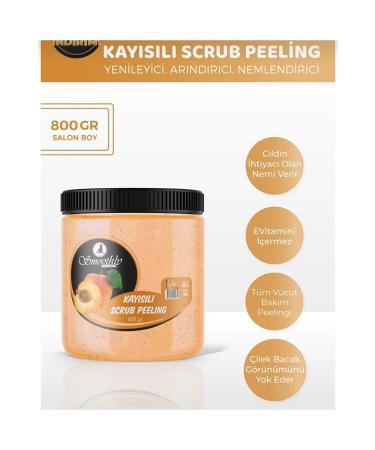 Smoothly Peeling Moisturizing Revitalizing Hand Foot and Body Peeling Apricot Flavored 800ml